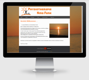 Webdesign Referenz: Physiotherapie Nina Funk Flensburg